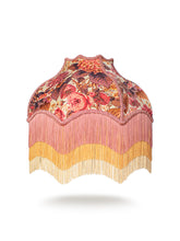 Load image into Gallery viewer, The Brambles &#39;Antique Rose&#39;  Fringed Lampshade