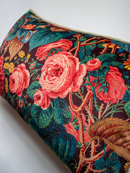 The Brambles Velvet Rectangle Cushion