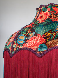 The Brambles 'Mulberry' Fringed Lampshade