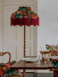 The Brambles 'Mulberry' Fringed Lampshade