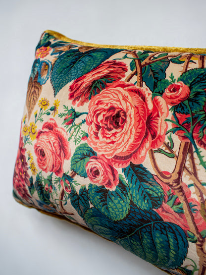 The Brambles Velvet Rectangle Cushion