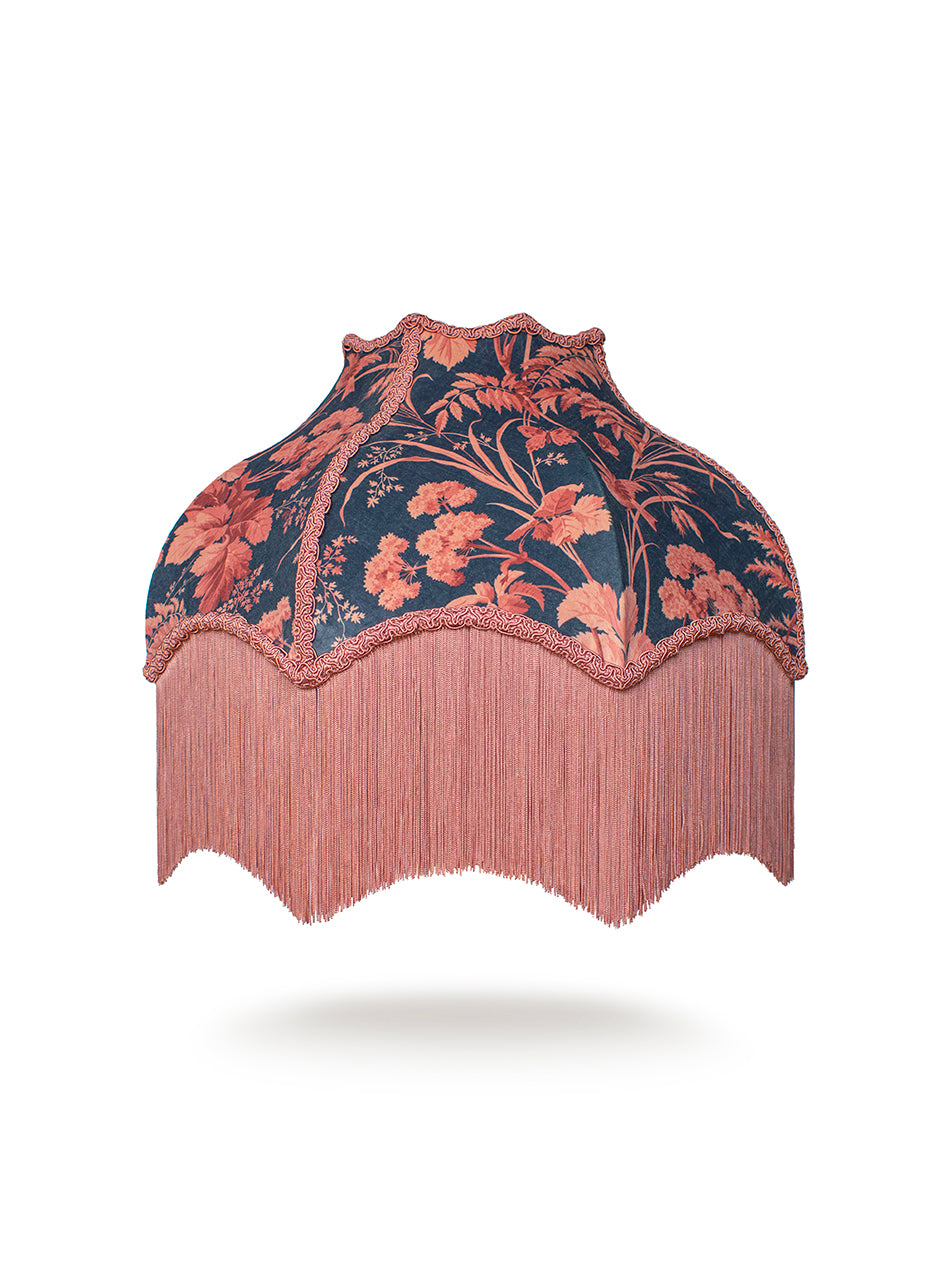 Where The Wildflowers Grow 'Dusk' Fringed Lampshade