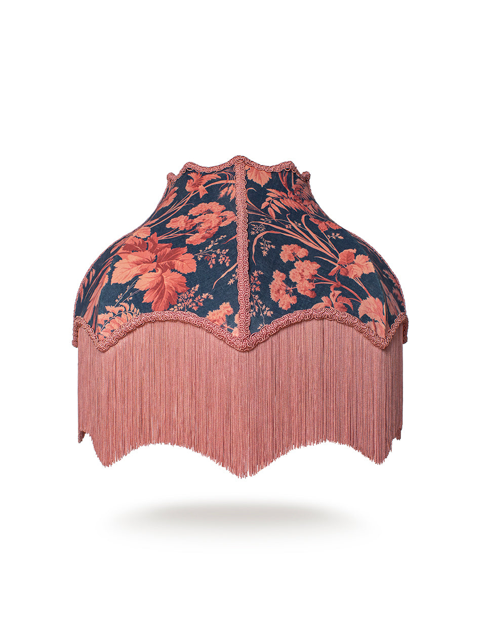 Where The Wildflowers Grow 'Dusk' Fringed Lampshade