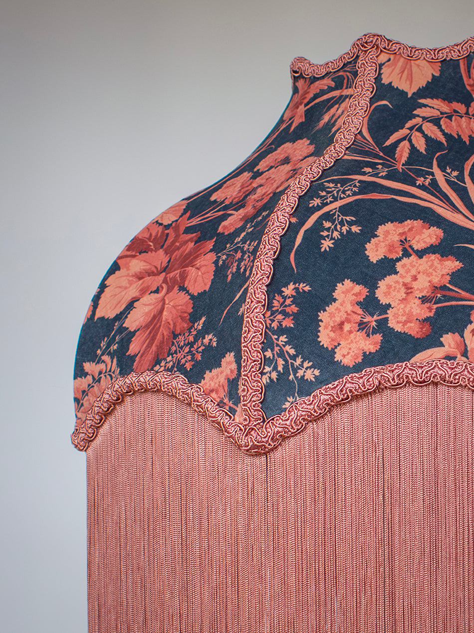 Where The Wildflowers Grow 'Dusk' Fringed Lampshade