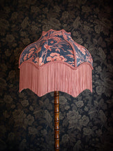 Load image into Gallery viewer, Where The Wildflowers Grow &#39;Dusk&#39; Fringed Lampshade