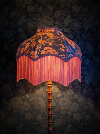 Where The Wildflowers Grow 'Dusk' Fringed Lampshade