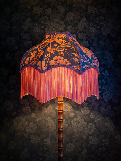 Where The Wildflowers Grow 'Dusk' Fringed Lampshade
