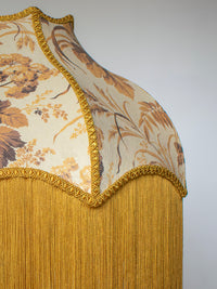 Where The Wildflowers Grow 'Mustard' Fringed Lampshade