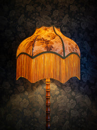 Where The Wildflowers Grow 'Mustard' Fringed Lampshade