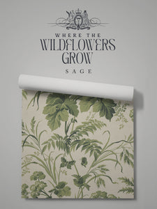 Where The Wildflowers Grow Wallpaper Sample