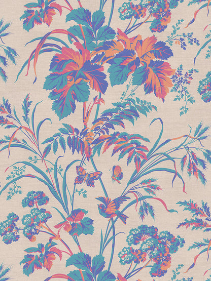 Where The Wildflowers Grow Recycled Velvet Sample