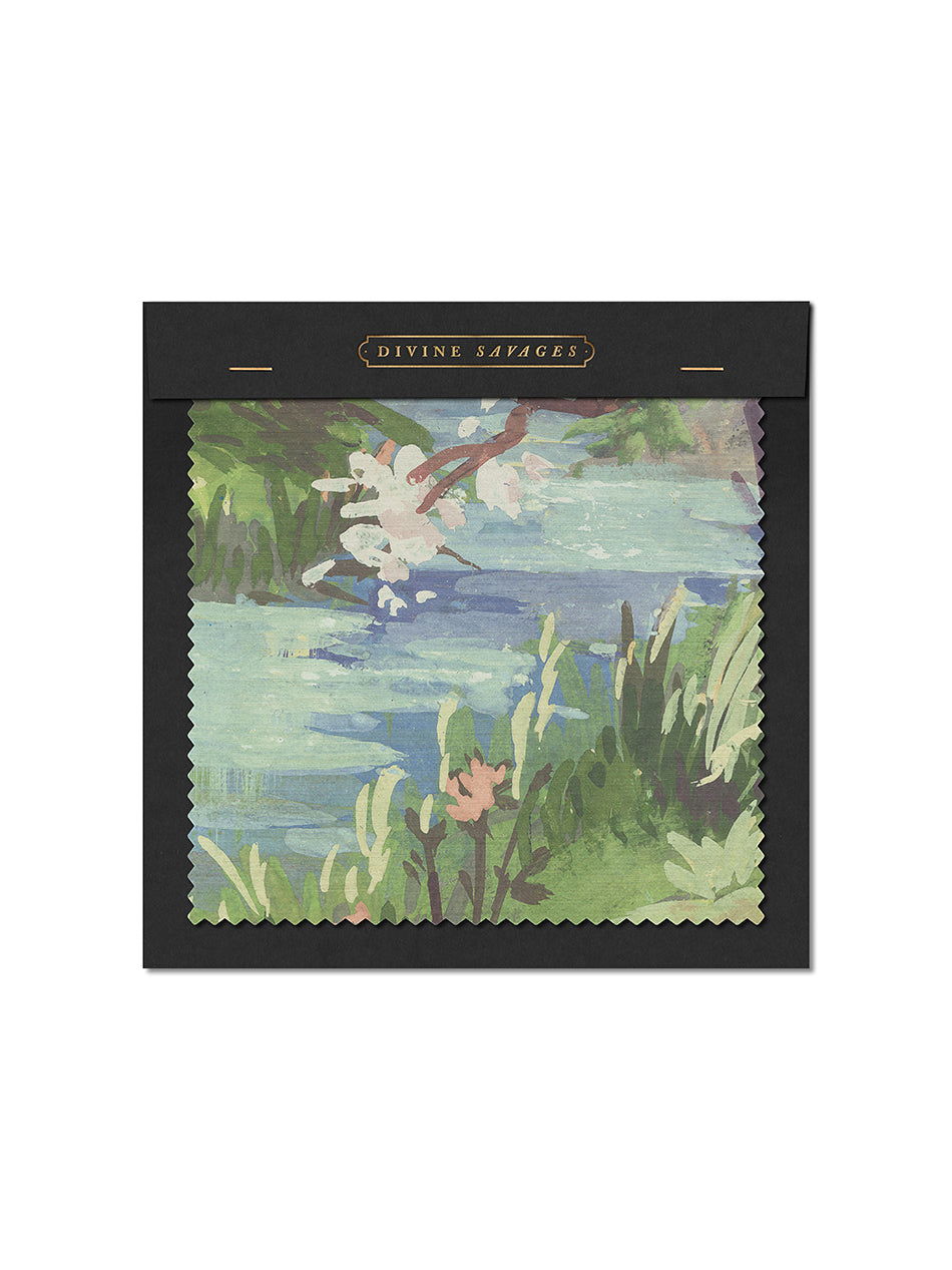 Wild Wild Woods Recycled Velvet Sample