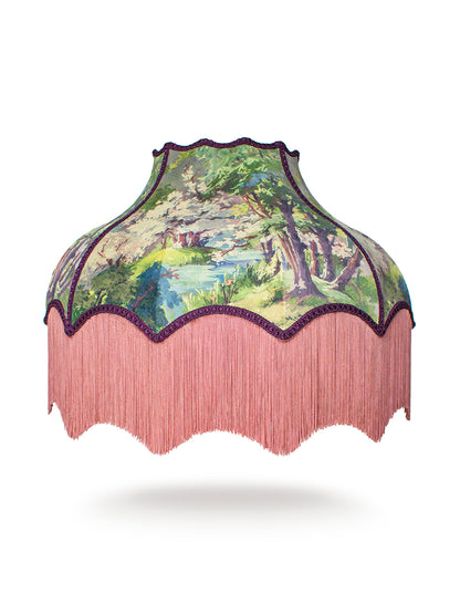Wild Wild Woods Fringed Lampshade