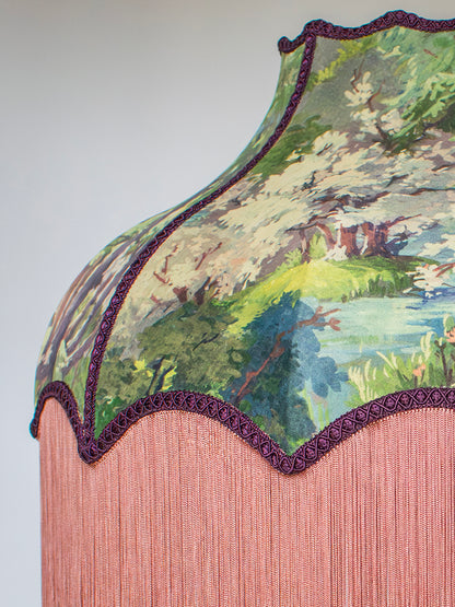 Wild Wild Woods Fringed Lampshade