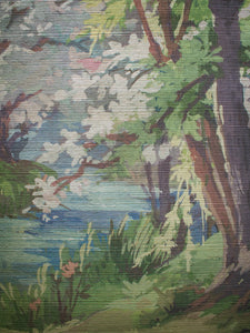 Wild Wild Woods Grasscloth Wallpaper Sample