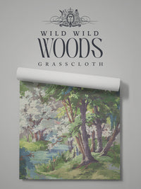 Wild Wild Woods Grasscloth Wallpaper By The Metre