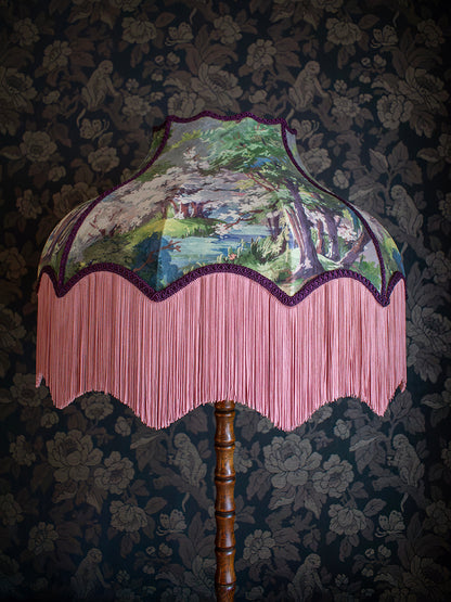 Wild Wild Woods Fringed Lampshade