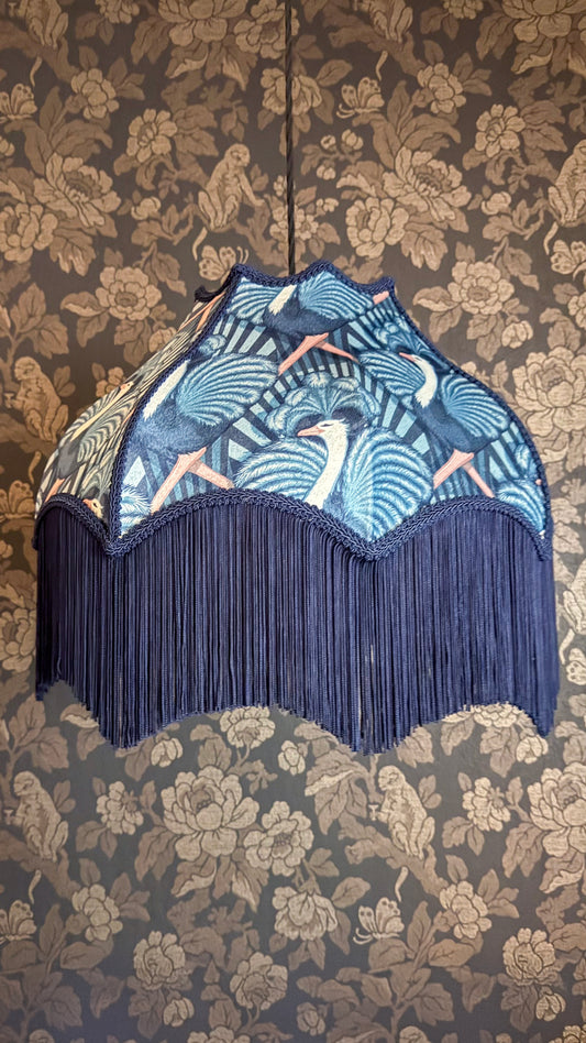 Sample Sale: Zsa Zsa Blue 18" Lampshade