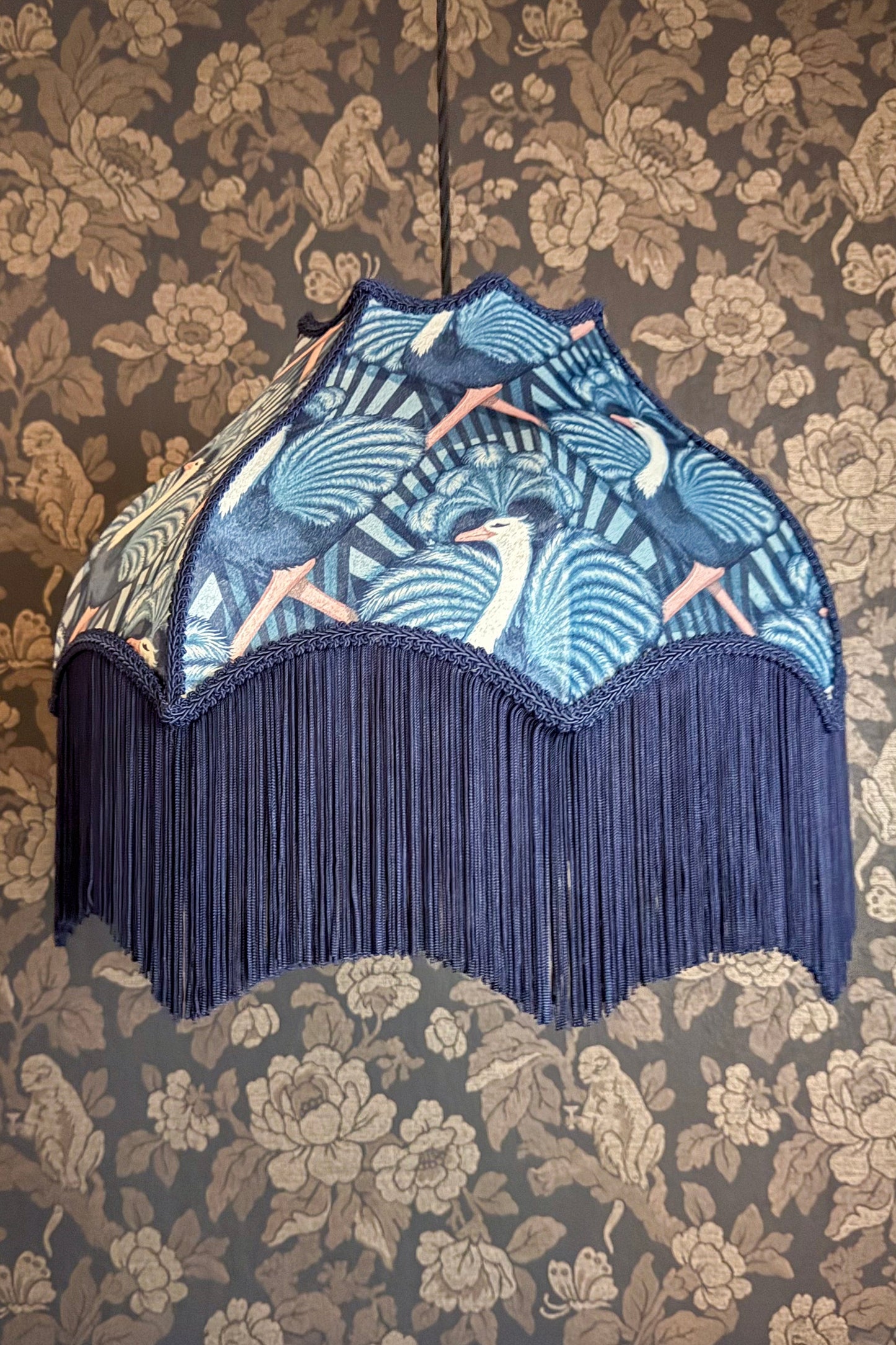 Sample Sale: Zsa Zsa Blue 18" Lampshade