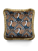 Load image into Gallery viewer, Zsa Zsa &#39;Gold&#39; Fringed Velvet Cushion