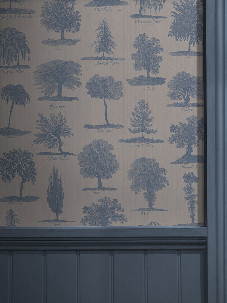 Arboreta 'Blue' Wallpaper