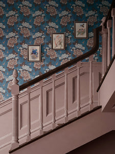 Bloomin' Marvellous 'Belle Blue' Wallpaper Wallpaper Sample