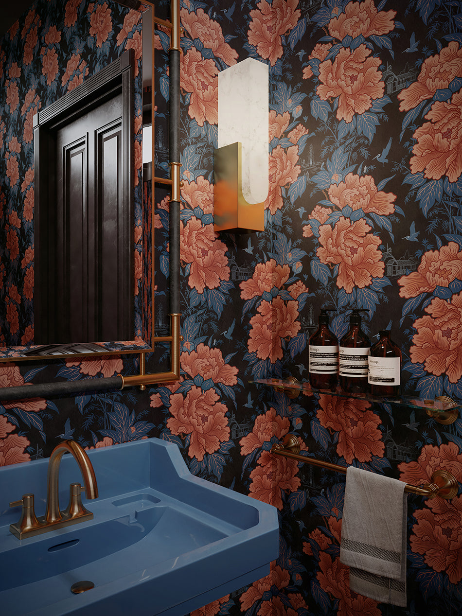Bloomin' Marvellous 'Coral Charm' Wallpaper