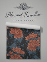 Load image into Gallery viewer, Bloomin&#39; Marvellous &#39;Coral Charm&#39; Wallpaper