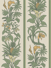Load image into Gallery viewer, Botanize Heritage &#39;Palm Green&#39; Wallpaper Sample