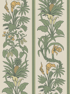 Botanize Heritage 'Palm Green' Wallpaper Sample