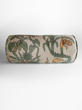 Load image into Gallery viewer, Botanize Heritage &#39;Palm Green&#39; Velvet Bolster Cushion
