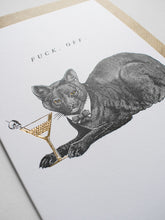 Load image into Gallery viewer, Cat-titude Greeting Card