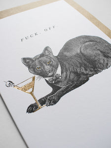 Cat-titude Greeting Card