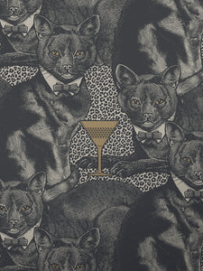 Cat-titude 'Divine Gold' Wallpaper