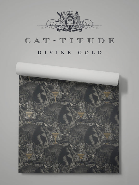 Cat-titude Wallpaper Sample