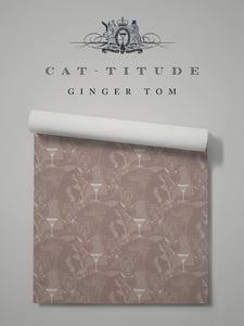 Cat-titude 'Ginger Tom' Wallpaper