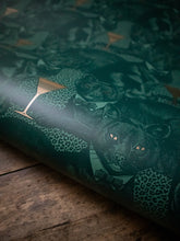 Load image into Gallery viewer, Cat-titude &#39;Green Envy&#39; Wallpaper