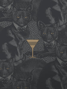 Cat-titude 'Savage Shade' Wallpaper