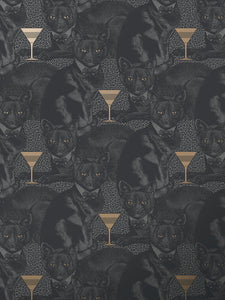 Cat-titude 'Savage Shade' Wallpaper