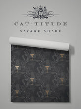 Load image into Gallery viewer, Cat-titude &#39;Savage Shade&#39; Wallpaper
