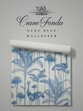 Load image into Gallery viewer, Crane Fonda &#39;Ecru Blue&#39; Wallpaper