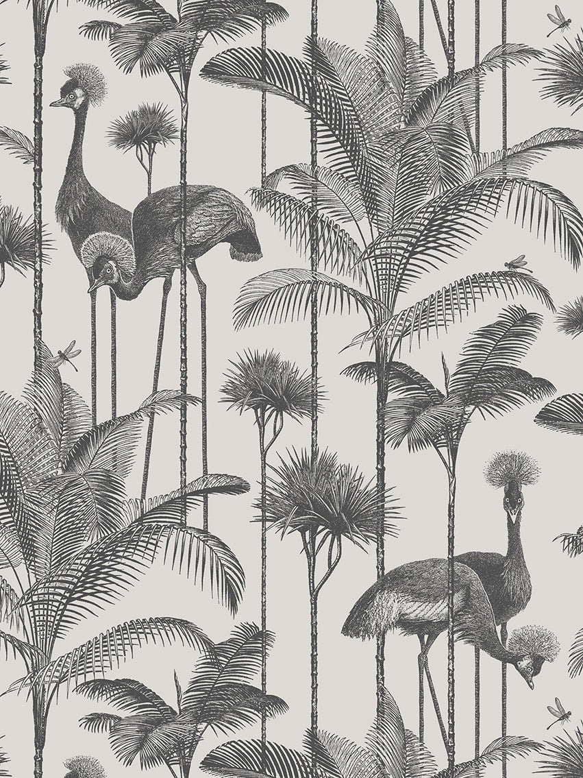 Cranes In Flight Blush Wallpaper  Harlequin by Sanderson Design
