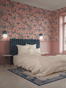 Crane Fonda 'Coral' Wallpaper
