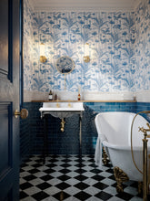 Load image into Gallery viewer, Crane Fonda &#39;Ecru Blue&#39; Wallpaper