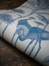 Load image into Gallery viewer, Crane Fonda &#39;Ecru Blue&#39; Wallpaper
