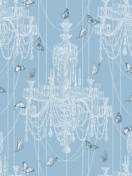 Sample Sale: Crystal Wings 'Pearl Blue' Wallpaper