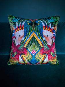 Sample Sale: Divine Plumage Velvet Cushion