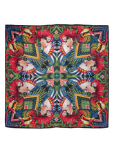 Load image into Gallery viewer, Divine Plumage Silk Scarf