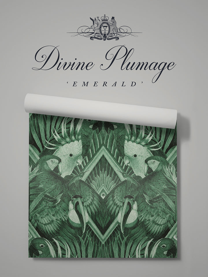 Divine Plumage Wallpaper Sample