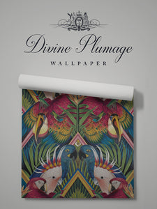 Divine Plumage Wallpaper Sample